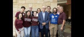 Gov. Evers on campus at UWL